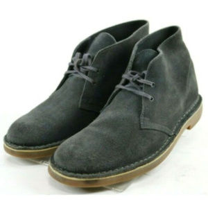 Clarks Bushacre Desert Boots, Gray, Men's size 10M